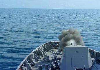 KRI REM-331 Meluncur, Meriam Oto Melara Super Rapid Gun 76/62 mm Ditembakkan di Perairan Australia, Ternyata Ini Sasaran yang Harus Dimusnahkan