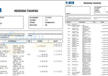 Tak Perlu ke Kantor Cabang Begini Cara Cetak Rekening Koran BCA Secara Online