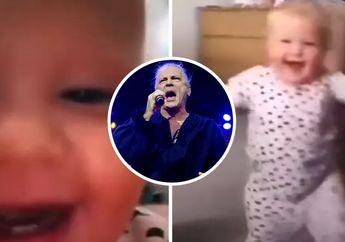 Metal Sejak Dini! Iron Maiden Share Video TikTok Bayi Lagi Headbang Dengerin 'The Trooper'