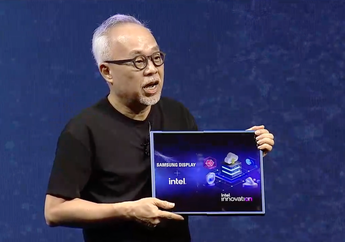Intel dan Samsung Pamerkan Desain Layar Geser 17 Inci Pada PC