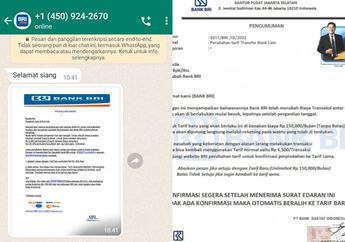 Hati-hati! Ramai Beredar Surat Pemberitahuan Kenaikan Biaya Transfer ke Sesama Bank, Pihak BRI Minta Nasabah Waspada