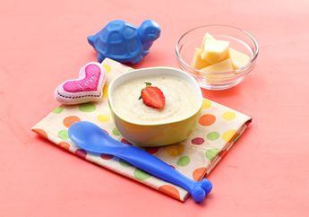 Resep MPASI 6 Bulan+ Bubur Susu Apel, Bisa Jadi Menu Selingan atau Snack Si Kecil