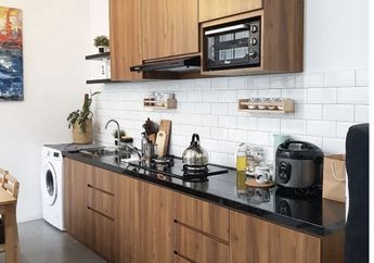 Tetangga Tak Jemu Memandanginya, 7 Desain Dapur Sempit Rapi Jadi Pilihan Cocok di Rumah Minimalis, Foto Hasilnya Goda Hati
