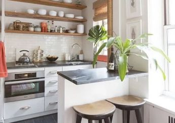 Pantas Ibu RT Betah Ngobrol di Rumah, Ternyata Desain Meja Makan Ubah Aura Dapur Sempit Jadi Hangat Nan Nyaman, Intip 6 Foto Hasil Aplikasinya