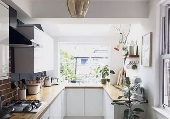 Gak Butuh Lahan Luas, Desain Dapur Sempit Jadi Sorotan Tetangga yang Datangi Rumah Mungil, Intip 7 Foto Aplikasinya
