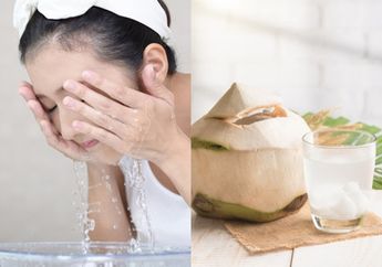 Borong Air Kelapa Disangka untuk Diminum, Ternyata Dipakai untuk Cuci Muka, Saat Lihat Hasilnya Jadi Malas Beli Skincare lagi