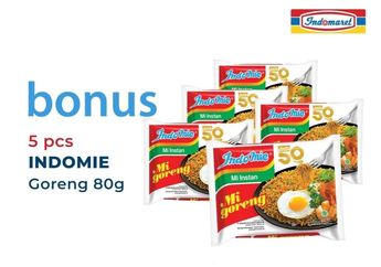 Promo Indomaret Terbaru, Gratis 5 Indomie Goreng Belanja di November