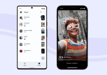 Aplikasi Signal Resmi Hadirkan Fitur Stories, Mirip IG Stories Loh!