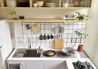 Adposi Desain Dapur Kecil di Taman Belakang, Pemilik Rumah Mungil Dibikin Sibuk Karena Foto Hasilnya