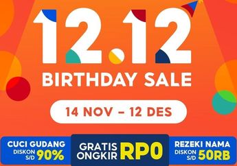 Promo Shopee 12.12 Hari Ini, Belanja Diskon Hingga 90% di Fashion Sale
