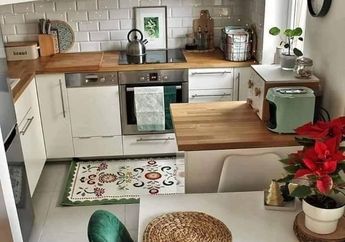 Punya Masalah Biaya Renovasi? Akali Desain Dapur Cantik Modern Pakai 7 Trik Ini, Foto Aplikasinya Jadi Sensasi