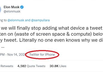 Elon Musk Akan Hapus Label 'Twitter for', Kabar Baik buat Android!