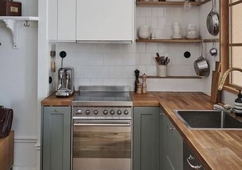 Leter L Jadi Solusi, Foto Desain Dapur Kecil Bikin Hati Pemiliknya Bungah, Cukup Eksperimen Pakai 12 Trik Ini