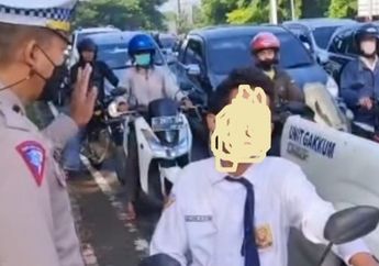 Pelajar SMP di Sidoarjo Marah-marah ke Polantas Pas Ditegur Gak Pakai Helm, Begini Nasibnya Sekarang!