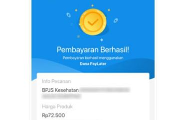 Biaya Admin Cuma Rp 2500! Begini Cara Bayar BPJS Kesehatan Pakai DANA Paylater