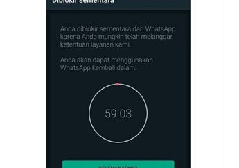 Cara Mengatasi WA Diblokir Sementara, Akibat Pakai WhatsApp Mod?