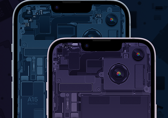 Link Download Wallpaper Schematic iPhone 14 dan iPhone 14 Plus, Keren Nih!