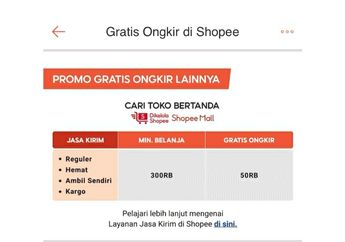 Tak Ada Tambahan Biaya Apapun! Ini Syarat dan Cara Daftar Program Gratis Ongkir Shopee Agar Toko Makin Laris