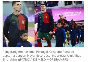 Cerita Ulul Albab El Ibrahim Bocah Indonesia yang Digandeng Ronaldo di Piala Dunia 2022, Ternyata Ini Awal Kisahnya