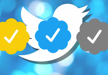 Tak Cuma Biru, Twitter Akan Tambah Centang Verifikasi Abu-abu dan Emas