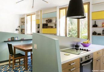 Ganti Desain Dapur Kecil Bikin Ruang Makan Multifungsi, Foto Interiornya Menawan Hati