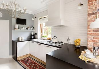 Tampilan Dapur Kecil Curi Perhatian, Dipasangi Elemen Dekorasi Ini, Foto Aplikasinya Bikin Terkejut