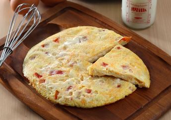 Resep Bekal Sekolah : Resep Omelet Wortel Keju, Menu Bergizi Tinggi Untuk Bekal Anak