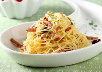 Resep Bekal Sekolah : Cuma Butuh 5 Bahan Untuk Membuat Resep Pasta Aglio e Olio Sebagai Bekal Hari Ini