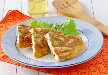 Resep Telur Dadar Otak Otak, Menu Praktis Andalan Untuk Santap Malam Nanti