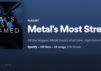 10 Rekomendasi Lagu Metal yang Paling Sering Diputar di Spotify!