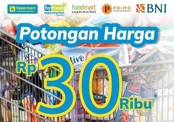 Promo Hypermart Desember, Diskon Rp30 Ribu Belanja Setiap Akhir Pekan