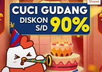 Cek Katalog Promo Shopee 12.12 Hari Ini, Belanja Diskon 90% di Cuci Gudang Sale