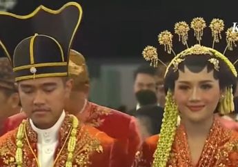 Resepsi Malam, Intip Tampilan Kaesang dan Erina Gudono Pakai Busana Merah