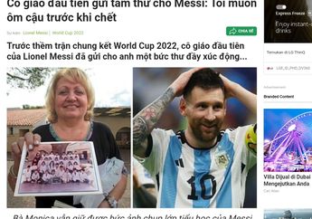 inilah Isi Surat Menyentuh Hati Guru Masa Kecil Lionel Messi, Sebelum Final Piala Dunia 2022