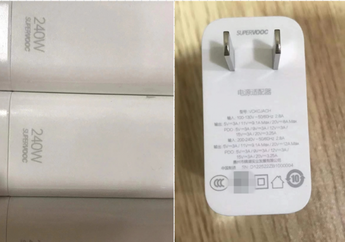 Tampilan Charger 240W Realme GT Neo 5 Terungkap, Pakai Nama SuperVOOC!