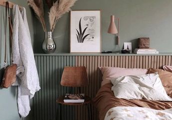 Bikin Kamar Semakin Estetik dengan Warna Hijau Sage