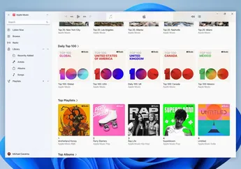 Apple TV dan Apple Music Beta Rilis di Windows 11, Begini Tampilannya