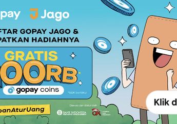 Cara Daftar Gopay Jago dan Dapatkan Gratis Rp100.000 Gopay Coins