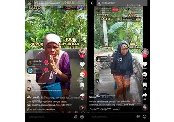 Konten Mandi Lumpur Viral di TikTok, Pemeran Dapat Saweran Lebih Rp 9 Juta