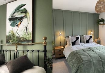 8 Cara Menghadirkan Warna Hijau Sage Green di Kamar tidur