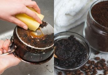 Cara Menghilangkan Kerak Gosong di Pantat Panci dengan Ampas Kopi, Bakal Kembali Kinclong Seperti Baru