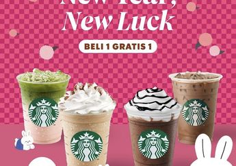 Promo Starbucks Hari Ini, Beli Satu Gratis Satu Sampai Diskon 10%