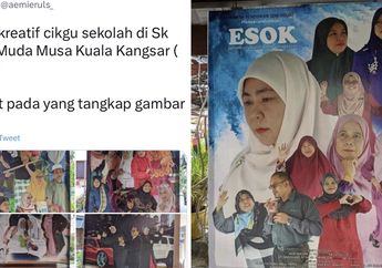 Kreatif, Guru Ini Bikin Poster Film Aesthetic Buat Menghibur Siswa di Sekolah