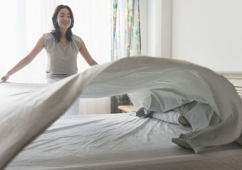 Pantas Bisa Selembut Punya Hotel, Rahasia Mertua Tiap Nyuci Sprei Harus Dibilas dengan Tambahan Bahan Dapur Ini