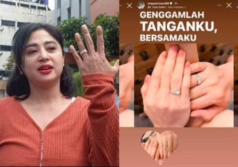Dewi Perssik Resmi Dilamar Pilot, Angga Wijaya Ikut-ikutan Unggah Tangan dengan Cincin di Jari Manis, Sudah Move On?