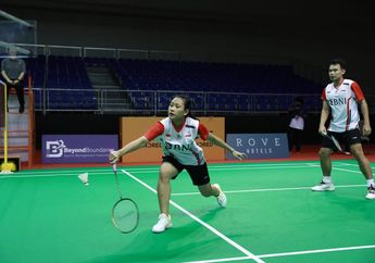 Hasil Kejuaraan Beregu Campuran Asia 2023 - Indonesia Unggul Atas Bahrain Lewat Kemenangan Kilat Rinov/Pitha