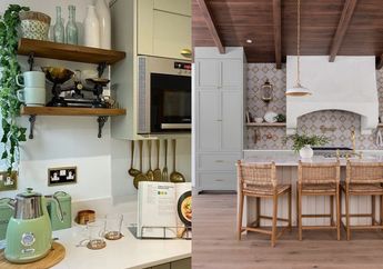 6 Potret Dapur Warna Hijau Sage yang Bisa Jadi Inspirasi Pemula