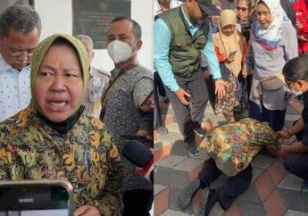 Tri Rismaharini Bersujud di Kaki Guru Penyandang Tunanetra, Mensos Dianggap Gagal Penuhi Satu Janjinya Ini