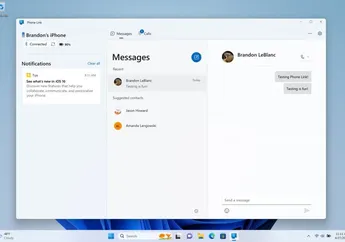 Microsoft Bakal Hadirkan iMessage di Windows 11 dengan Phone Link