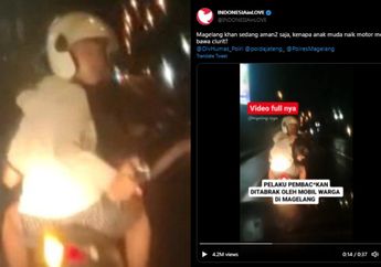 VIRAL Remaja Bawa Celurit Diduga Pelaku Pembacokan Ditabrak Mobil, Netizen Ramai-ramai Dukung Aksi Berani si Pak Sopir